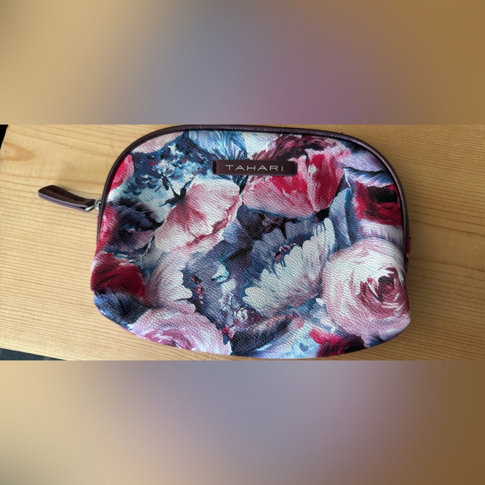 Tahari Multicolor Floral Pouch